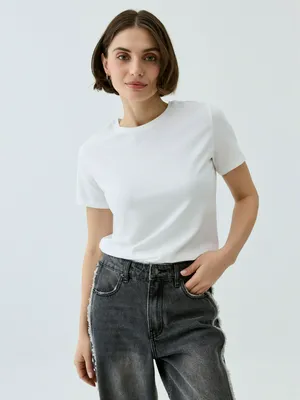 Футболка EVA SLIM FIT, белый, арт. evsf123