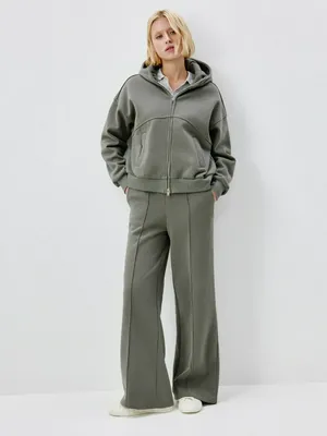 Утепленные брюки из футера, арт. 15625