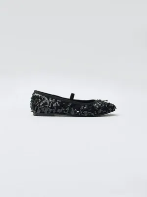 Балетки с пайетками, арт. 15689