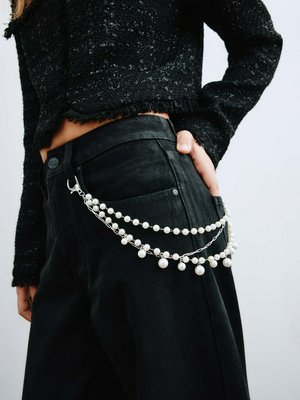 Обвес из цепей SELA Young, белый, серебристый, арт. sy001