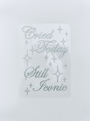 Набор наклеек из страз SELA Young, серебристый, арт. n/a