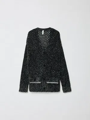 Вязаный кардиган с люрексом, арт. 15729