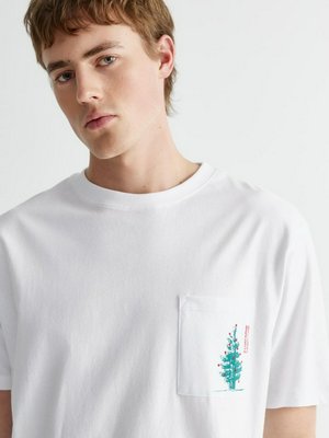 Пижамная футболка с новогодним принтом, арт. 15750