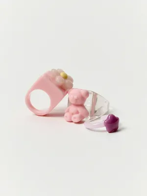 Набор колец для девочек, арт. 1576