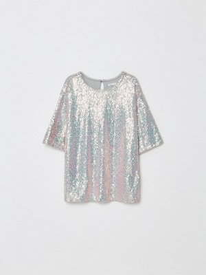 Топ с пайетками, цветной, арт. 15774