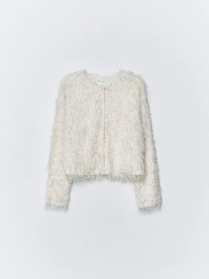 Пушистый жакет, арт. 15775