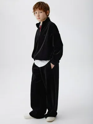 Велюровые брюки Baggy, арт. 15777