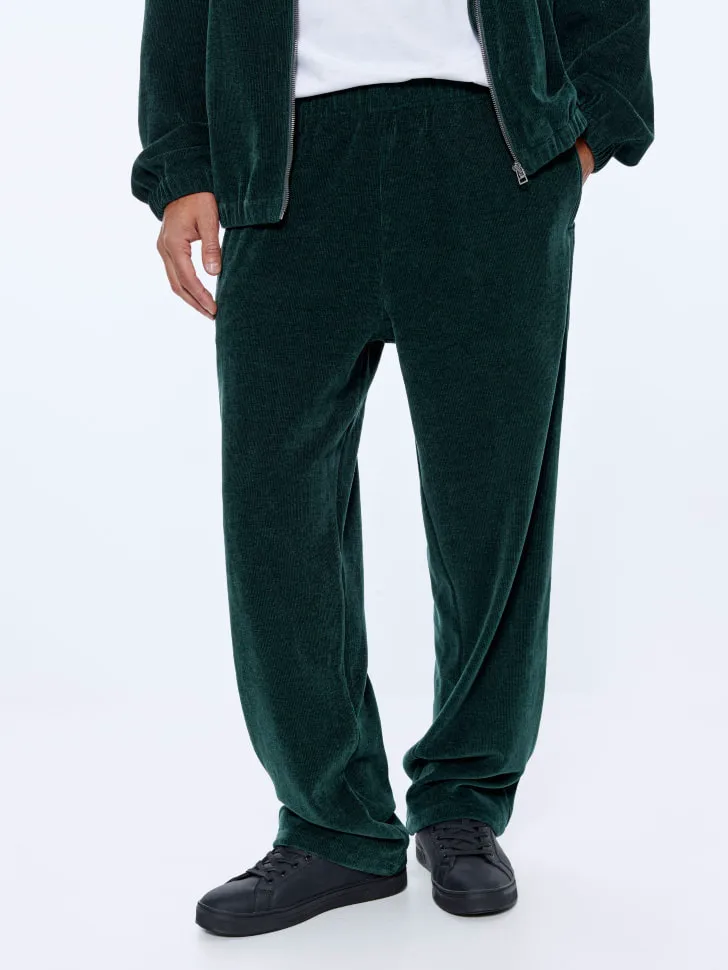 Брюки прямого кроя, зеленый, арт. 15780