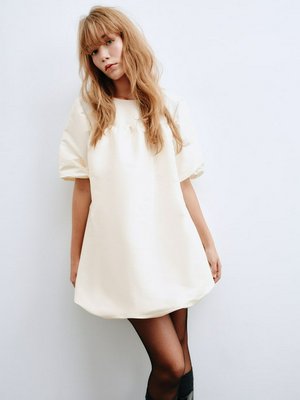 Мини платье SELA Young, молочный, арт. 15873