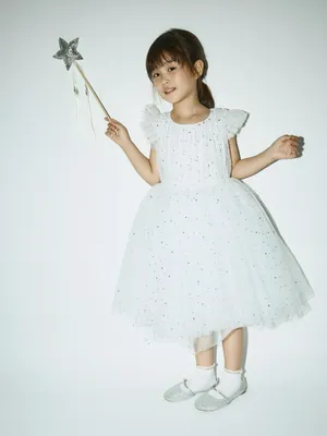 Пышное платье со стразами для девочек, арт. 15929