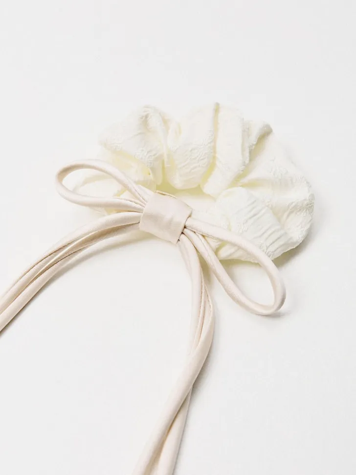 Текстильная резинка для волос с бантиком, не указан, арт. 1593