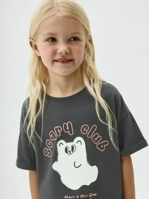 Футболка оверсайз с принтом Halloween, арт. 15935