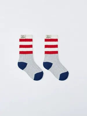 Детские вязаные носки, цветной, арт. dns001