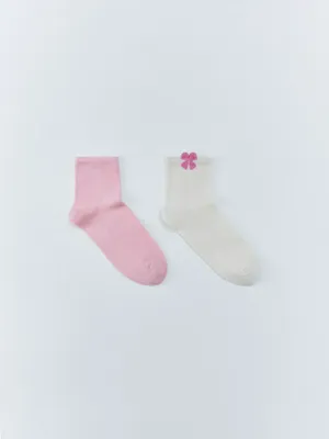 Набор из 2 пар носков для девочек, арт. 15961