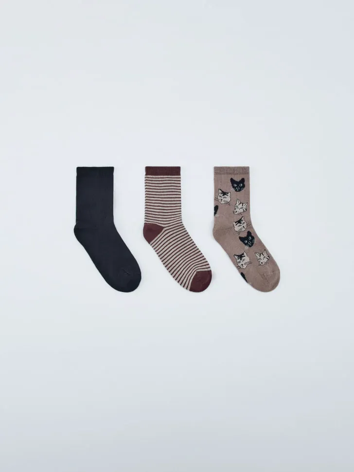 Набор из 3 пар носков, разноцветный, арт. 15963