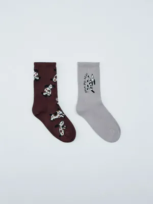 Набор из 2 пар носков с принтом, арт. 15964