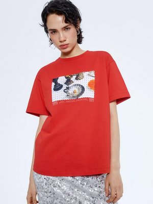 Футболка оверсайз SELA x Мосфильм, красный, арт. 16033