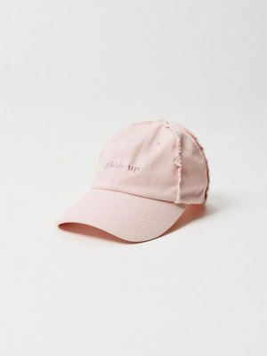 Хлопковая бейсболка с вышивкой, розовый, арт. art001