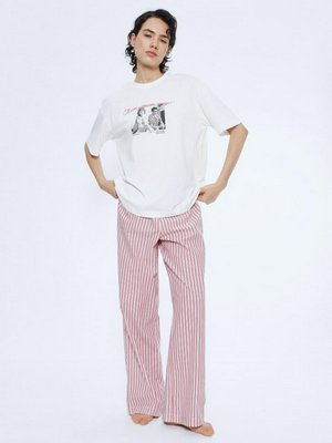 Пижама, белый, красный, арт. 0000