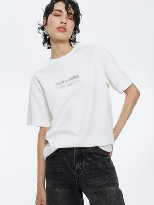 Футболка оверсайз SELA x Мосфильм, белый, арт. 16056