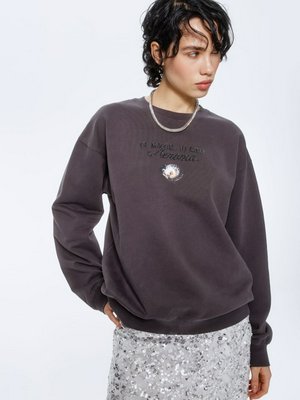 Свитшот оверсайз SELA x Мосфильм, темно-серый, арт. selamf1001