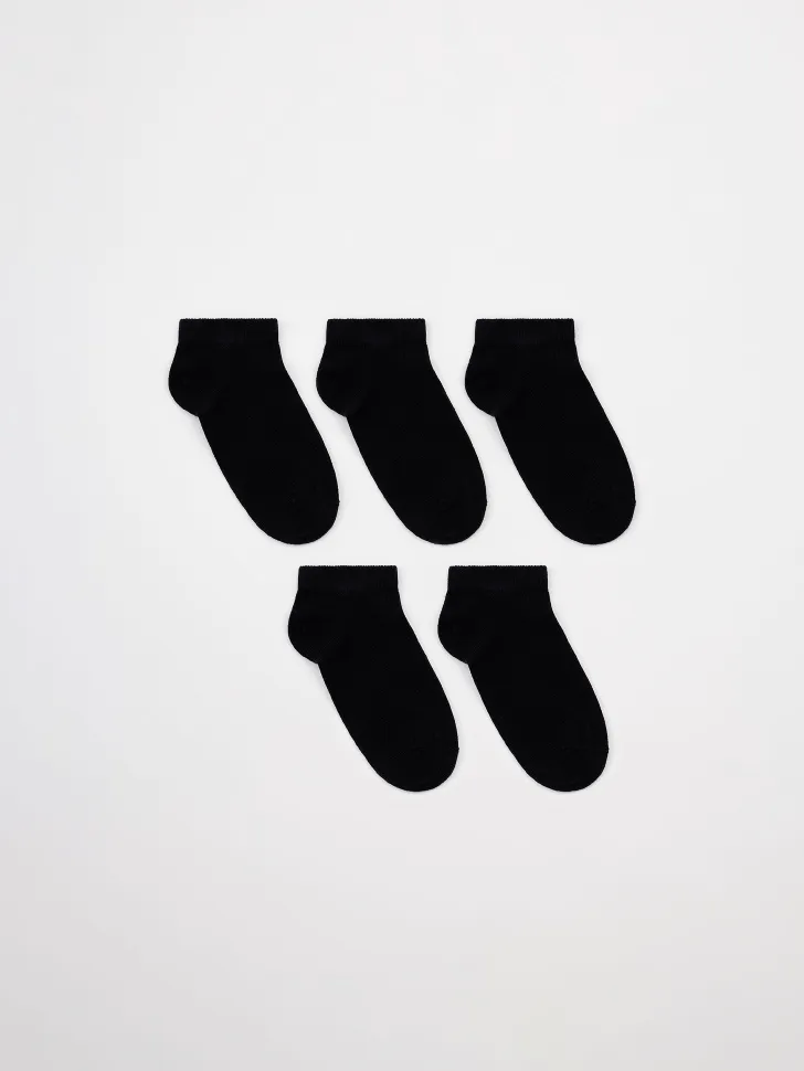 Набор из 5 пар носков для женщин, черный, арт. 16154