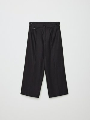 Костюмные свободные брюки, черный, арт. н/д