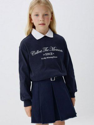 Лонгслив с воротником для девочек, арт. 1620