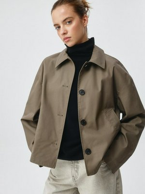 Укороченный плащ из хлопка, арт. 1632