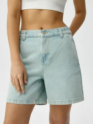 Джинсовые шорты BAGGY на резинке, арт. 1646