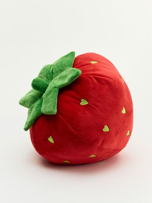 Мягкая игрушка Клубника, красный, зеленый, арт. не найден