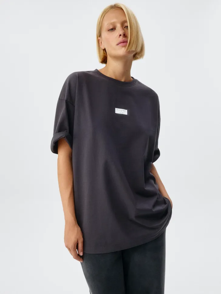 Футболка Oversize Fit, серый, арт. 1670