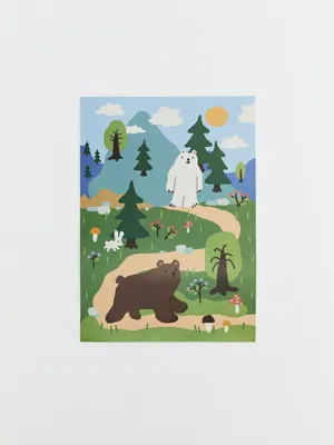 Детский постер, цветной, арт. 16719