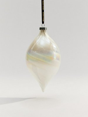Елочное украшение из стекла, перламутровый, арт. n/a