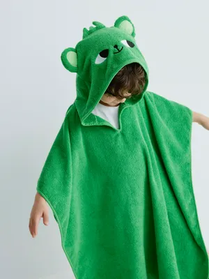 Полотенце с капюшоном Вигге, зеленый, арт. n/a