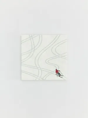 Набор бумажных салфеток, белый, арт. не найден