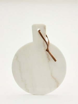 Мраморная доска для сервировки, белый, арт. 16769