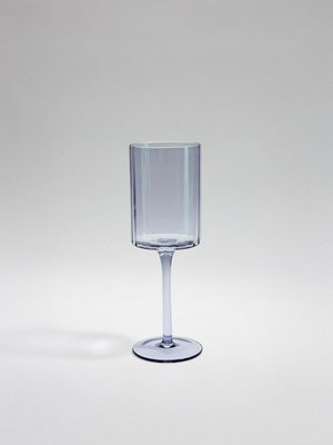 Бокал из стекла с рельефным узором, сиреневый, арт. art12345