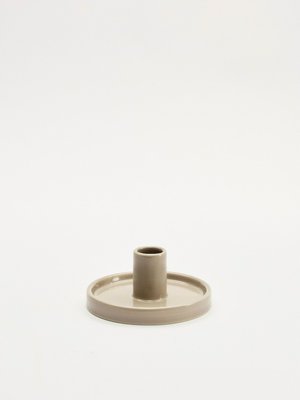 Подсвечник из фарфора, бежевый, арт. 16786