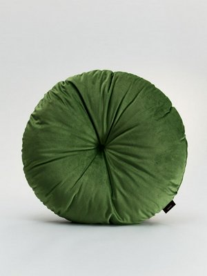 Круглая декоративная подушка, зеленый, арт. art001