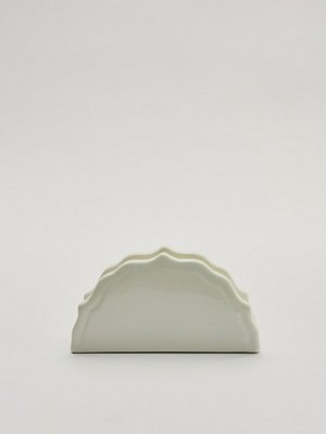 Салфетница из костяного фарфора, молочный, арт. nart001