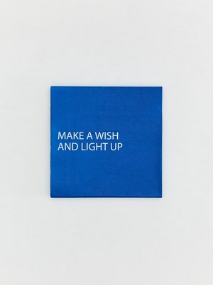 Набор бумажных салфеток, синий, арт. n/a