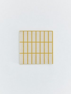 Набор бумажных салфеток, белый, золотой, арт. 16856