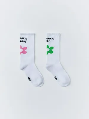 Длинные носки для девочек, арт. 1686