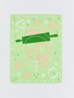 Силиконовый коврик для выпечки, зеленый, арт. n/a