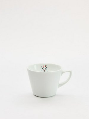 Фарфоровая кружка с рисунком, белый, арт. 16922