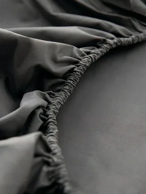 Простыня на резинке 90х200 см, темно-серый, арт. n/a