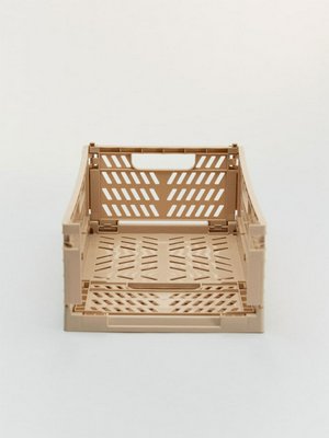 Средний пластиковый органайзер для хранения, бежевый, арт. 00000