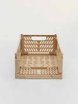 Средний пластиковый органайзер для хранения, бежевый, арт. 00000