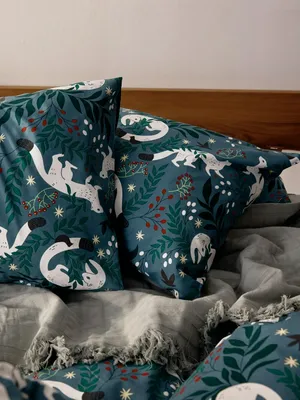 Комплект постельного белья без простыни 2-спальный, цветной, арт. n/a